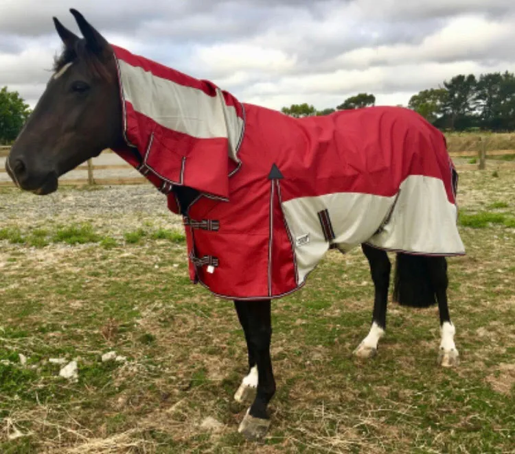 1200D No Fill Red Combo w/ Mesh Sides (Pony)