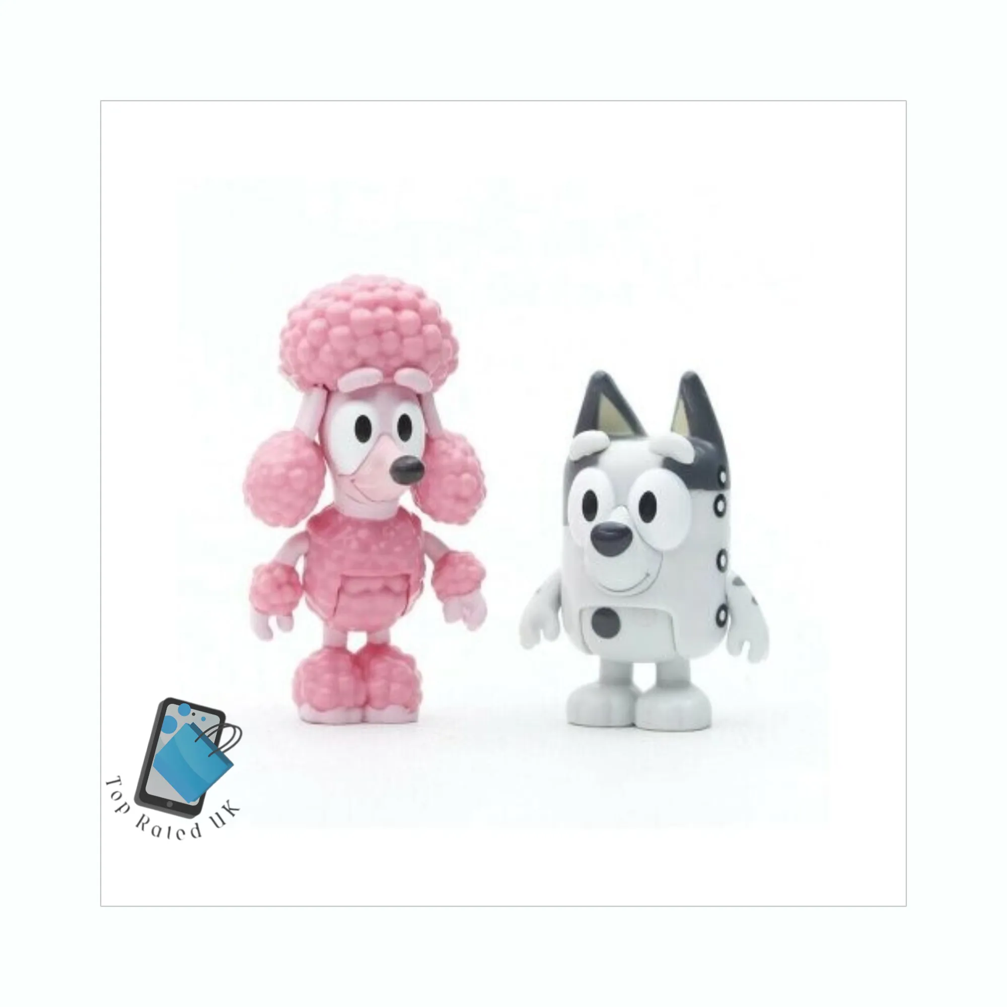 12Pcs Bluey Family And Friends Dog Pet Action Figures 3'' Model Set Toy Kids Gift