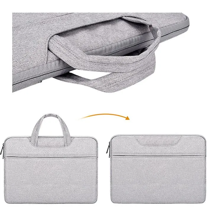 15.4inch 38*27*3cm light gray Waterproof and wear-resistant laptop bag, 15.6inch for Apple MacBook, huawei, Lenovo AZ20087