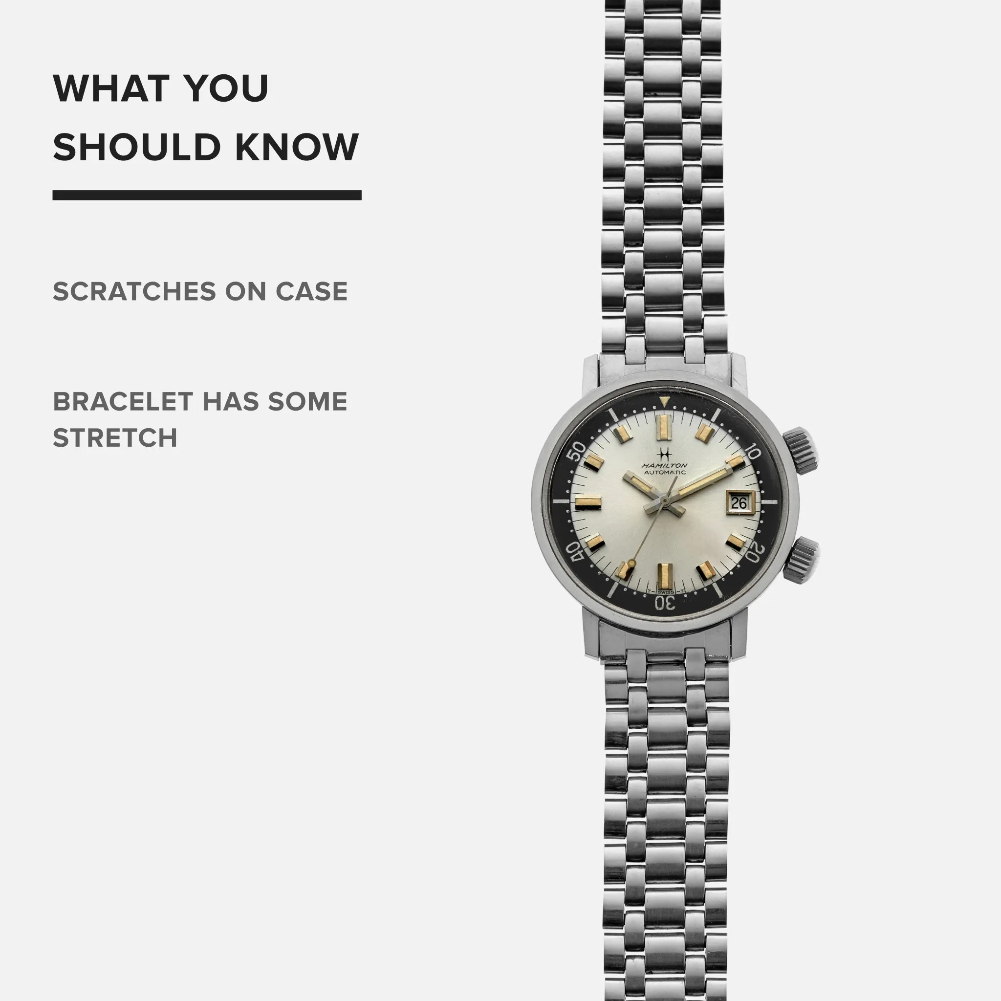 1970s Hamilton Super Compressor 600 Ref. 64040-3