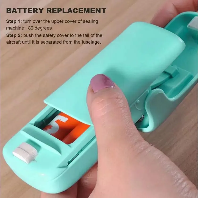 2-in-1 Heat Sealer and Cutter Mini Bag Sealer