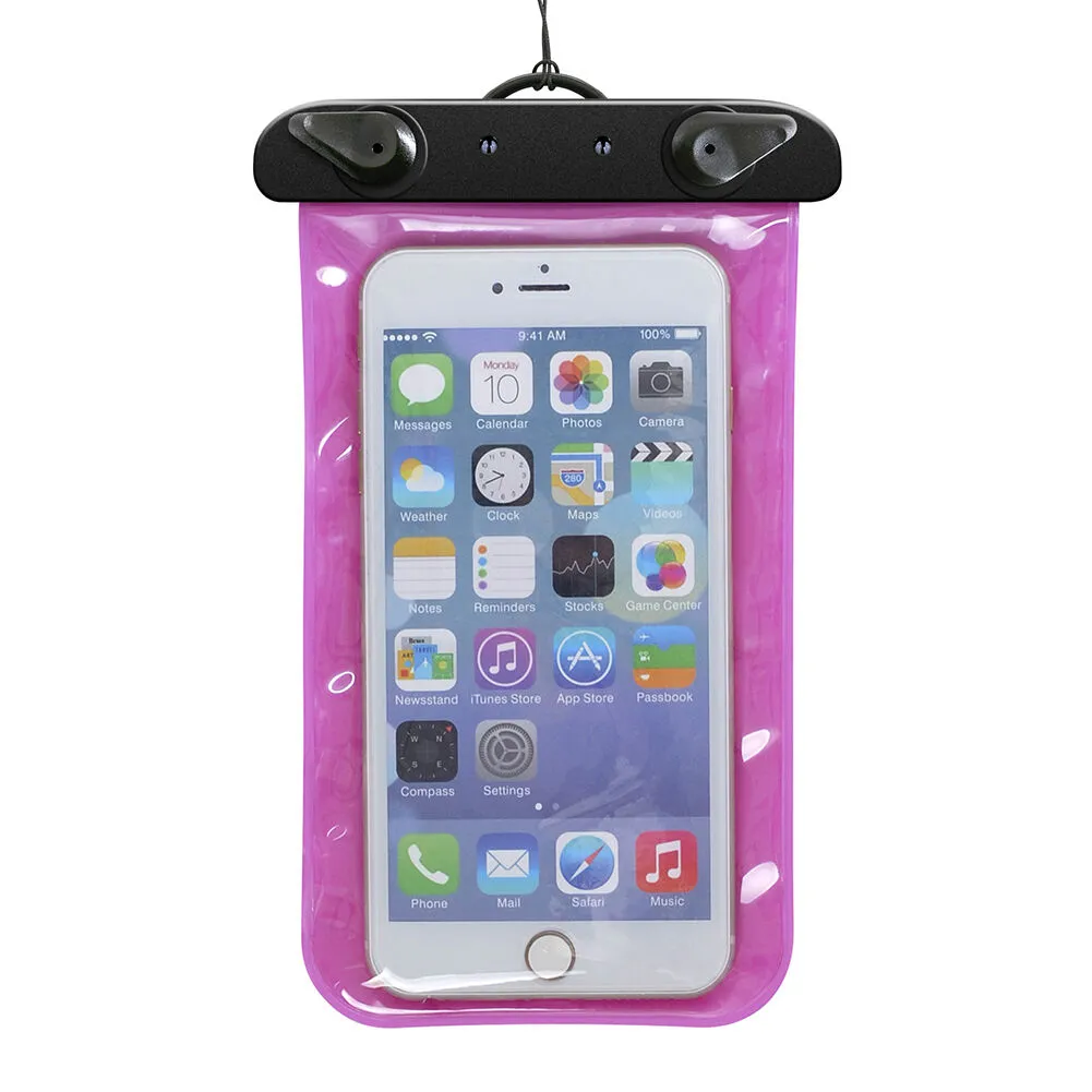 2 Pcs Waterproof Underwater Phone Pouch Bag Pack Case For Cellphone CarKey Watch