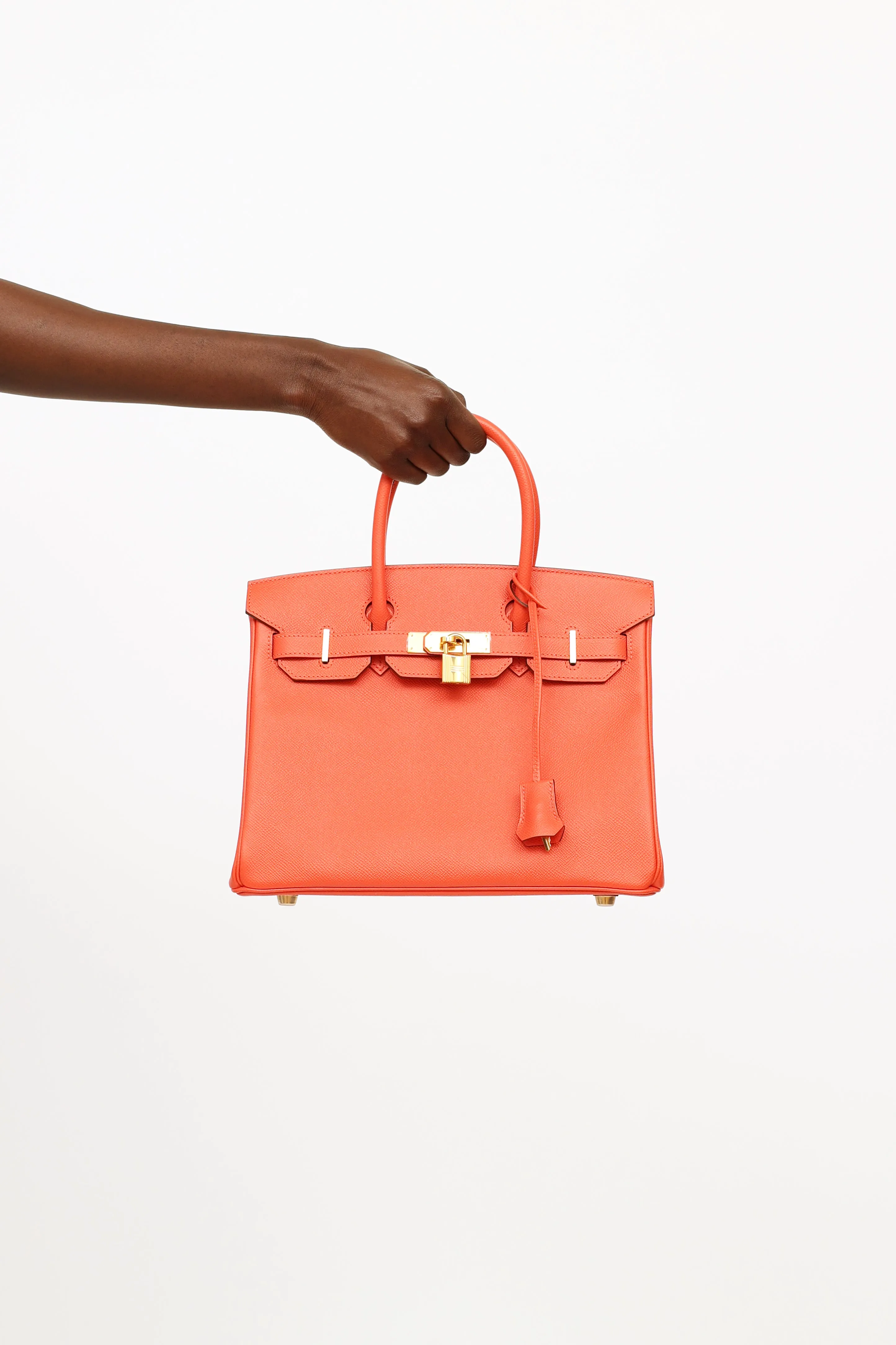 2016 Rose Jaipur Epsom Leather Birkin 30 Bag