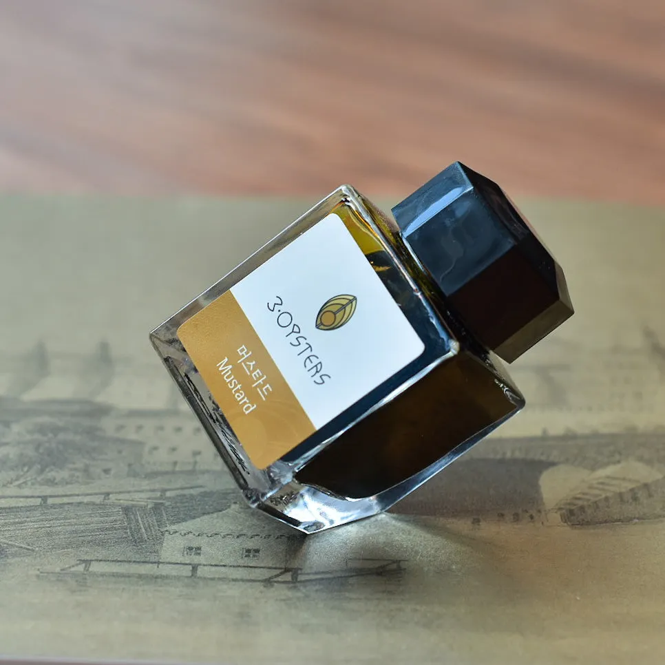 3 Oysters Mustard Ink Bottle