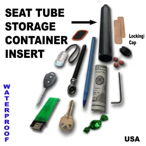 31mm Bicycle Seat Tube Storage, Hidden Container Bike Seat Post Storage