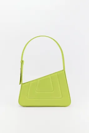 Anis Asymmetric Leather Quilted Bag