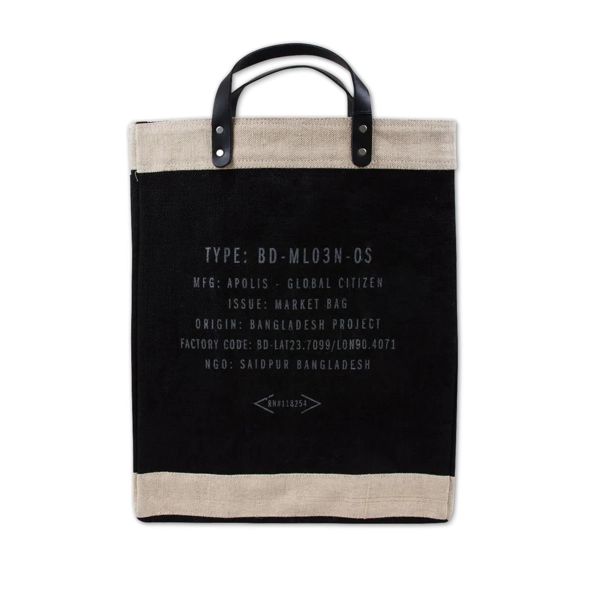 Apolis x INR: Market Bag SF