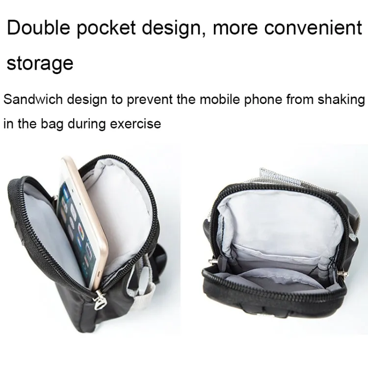 B052 Running Phone Waterproof Arm Bag Coin Pouch Outdoor Sports Fitness Phone Bag(Pink)