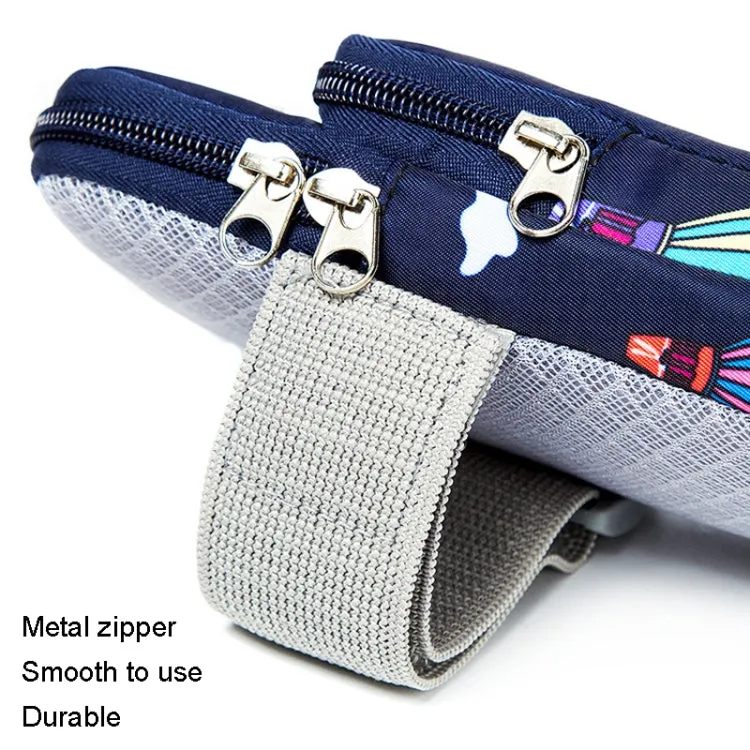 B081 Large Running Phone Arm Bag Outdoor Sports Fitness Bag(Dark Blue)