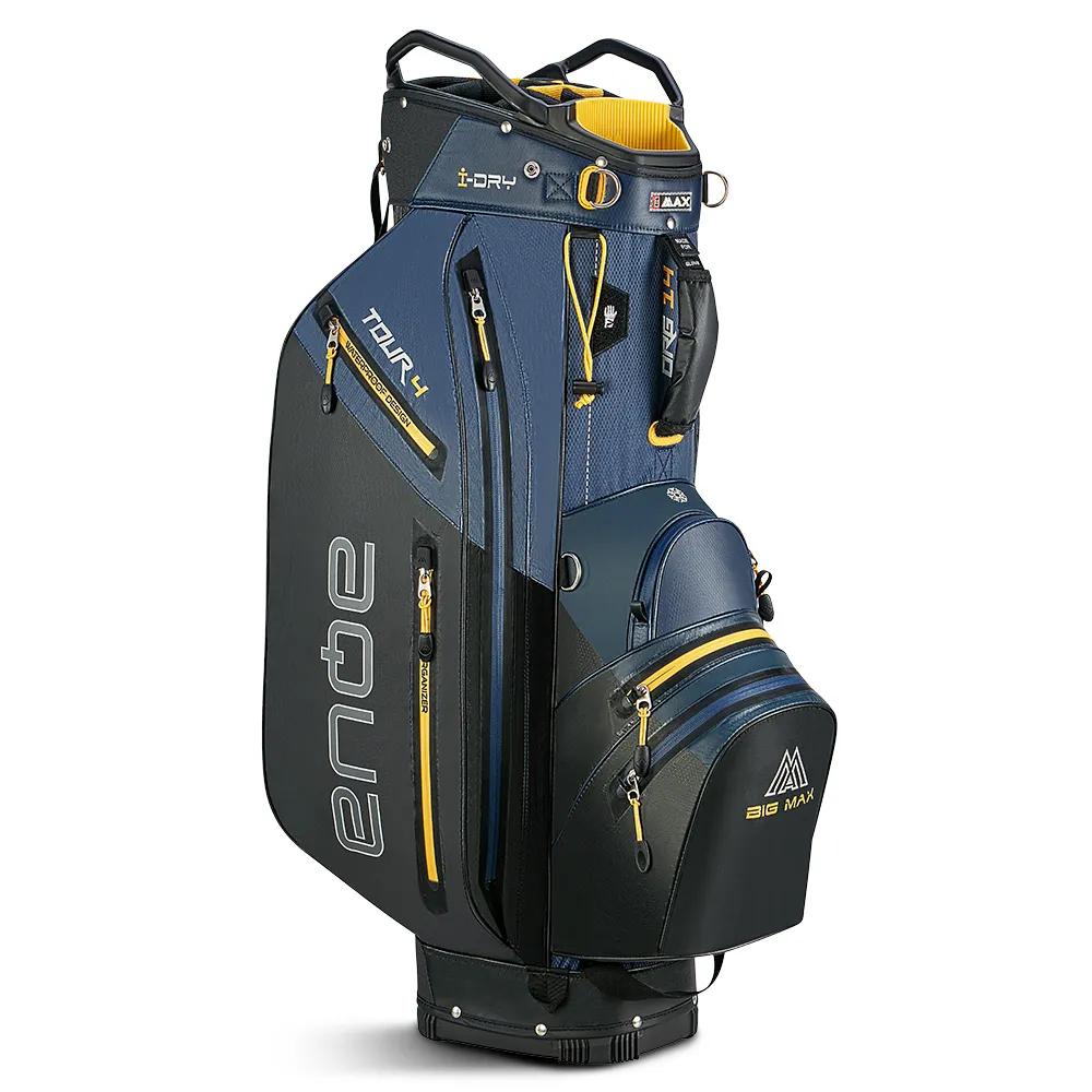 Big Max Aqua Tour 4 Golf Cart Bag 2024 - Navy Black Corn