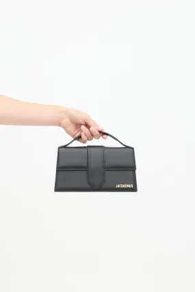 Black Leather Le Grand Bambino Bag
