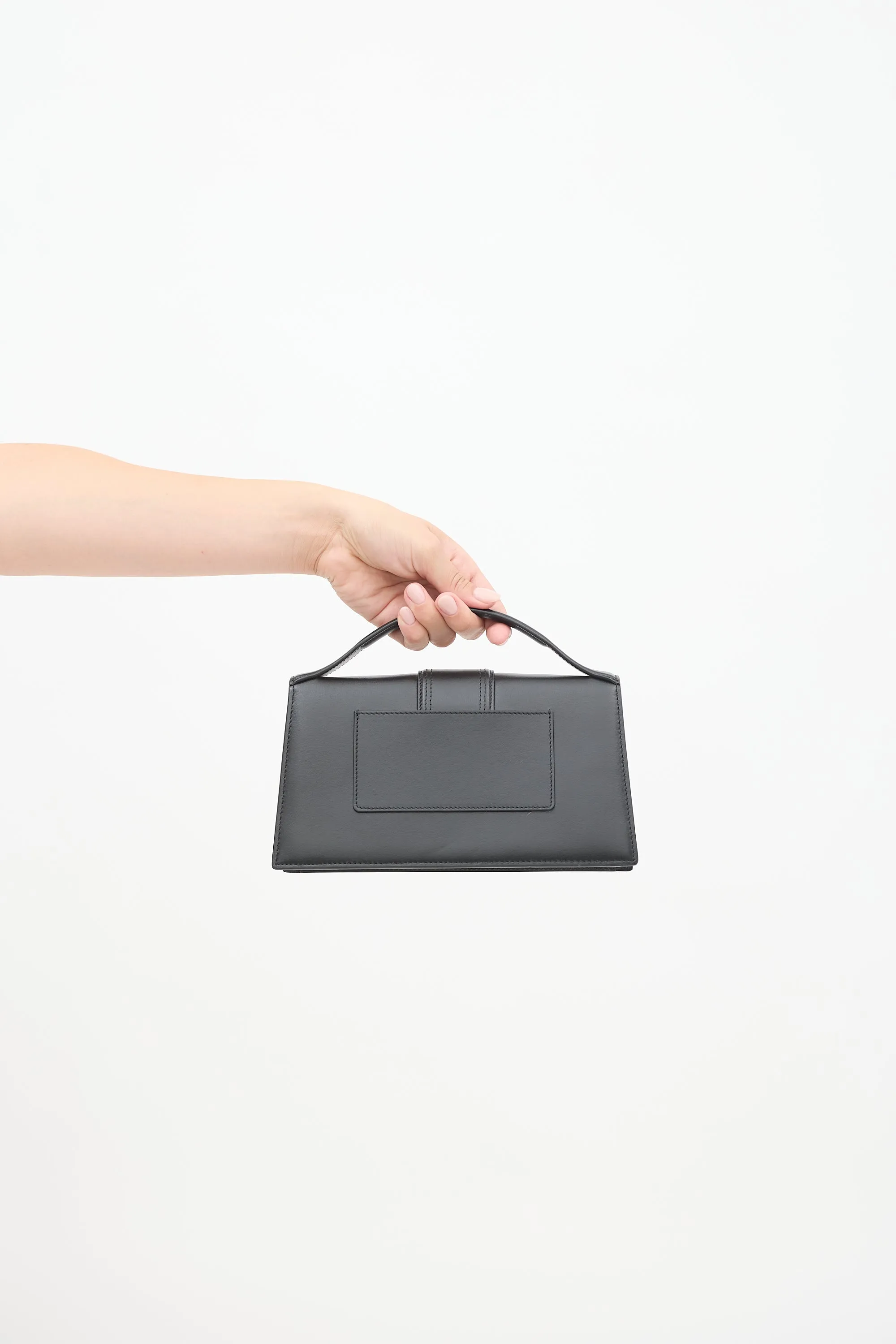 Black Leather Le Grand Bambino Bag