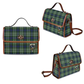 Blyth Tartan Waterproof Canvas Bag with Family Crest