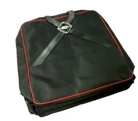 Boot Rack Bag, Black with Red Piping - 124