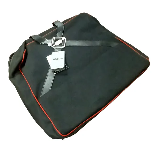 Boot Rack Bag, Black with Red Piping - 124