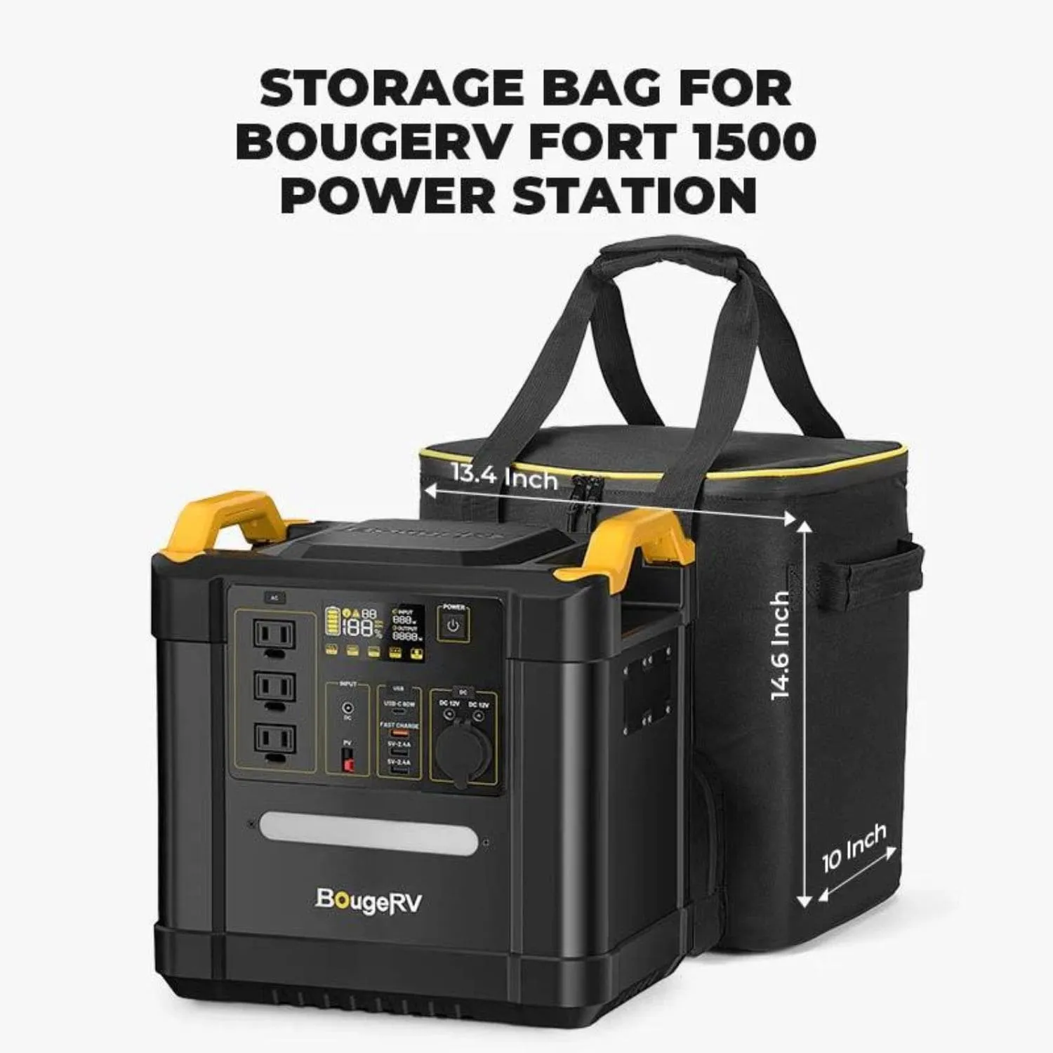 BougeRV Portable Carrying Bag for Fort 1500 Power Station