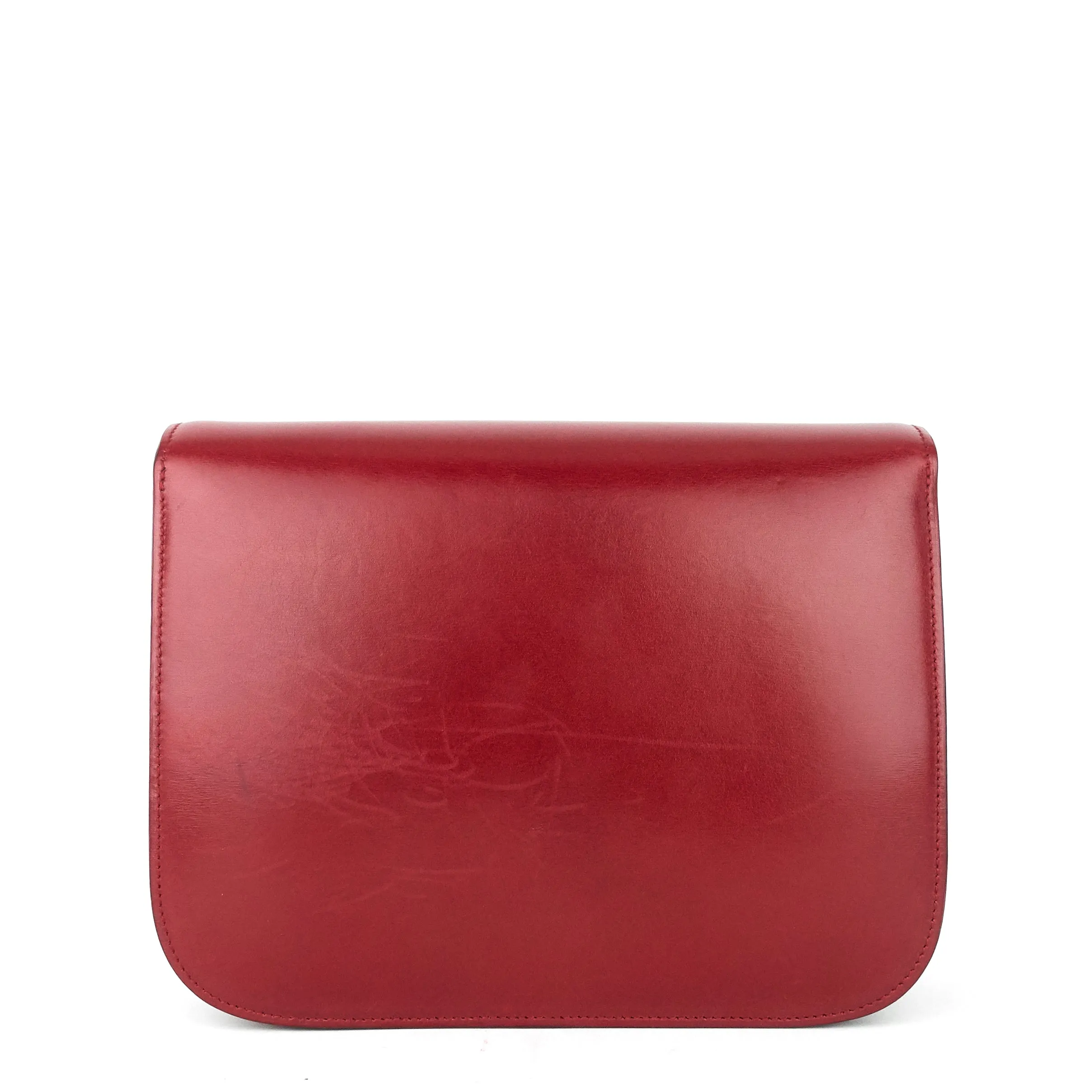 Box Flap Medium Calf Leather Bag