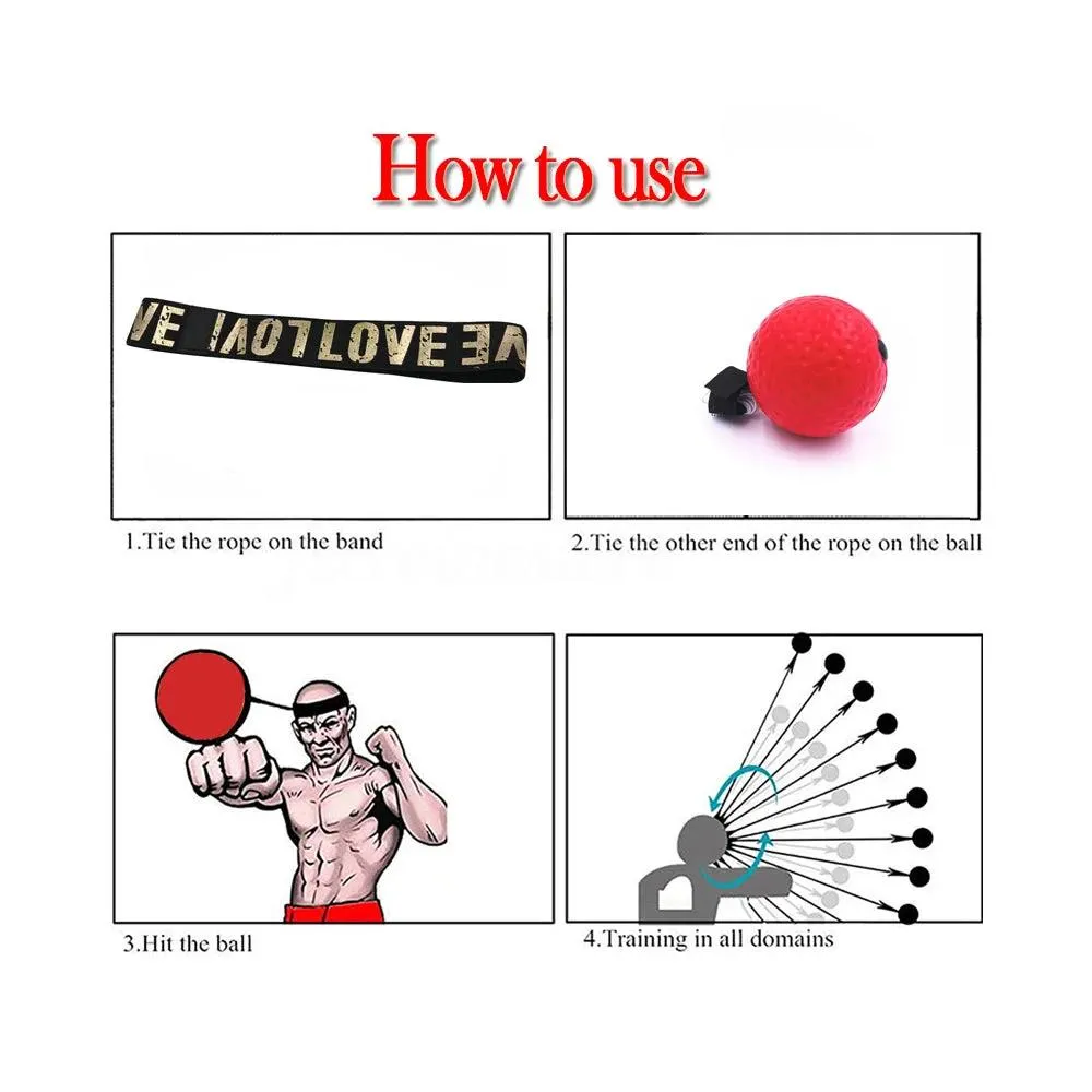 Boxing Reflex Speed Punch Ball MMA Gear Boxing