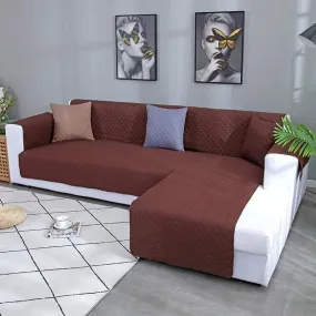 Brown Corner Couch Protector
