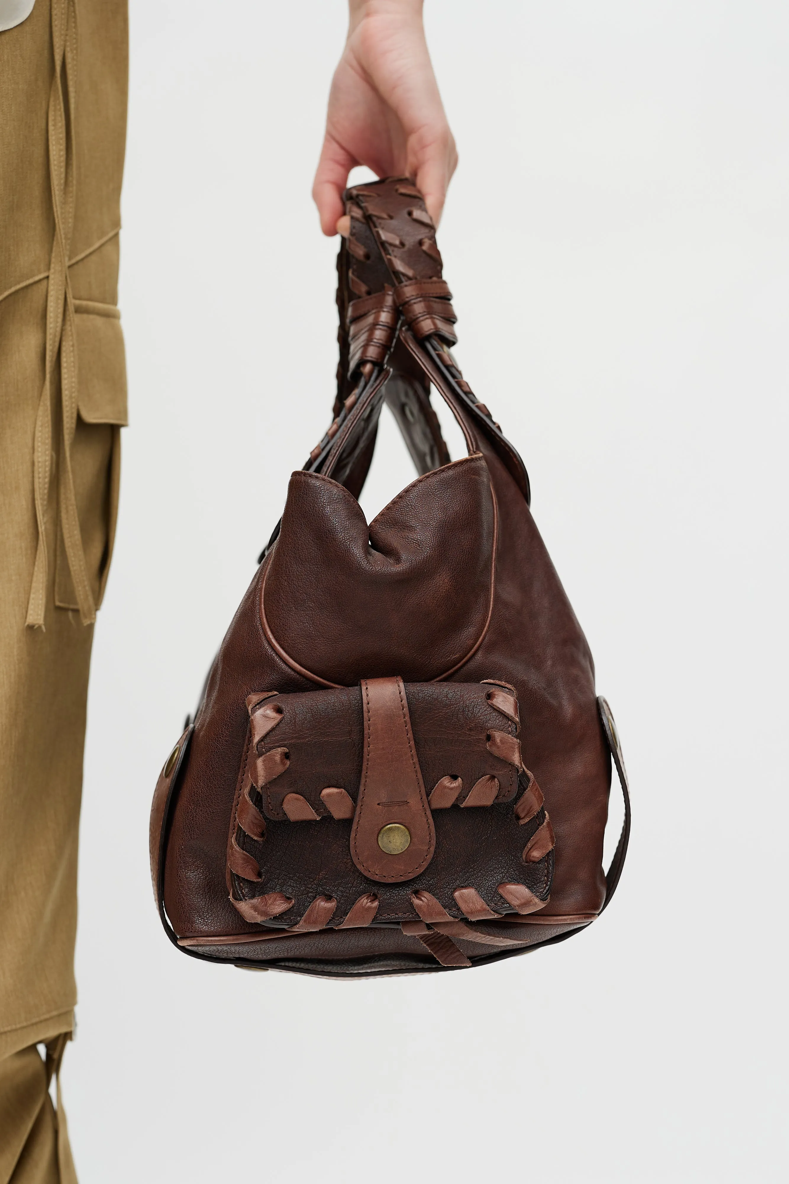 Brown Leather Silverado Bag