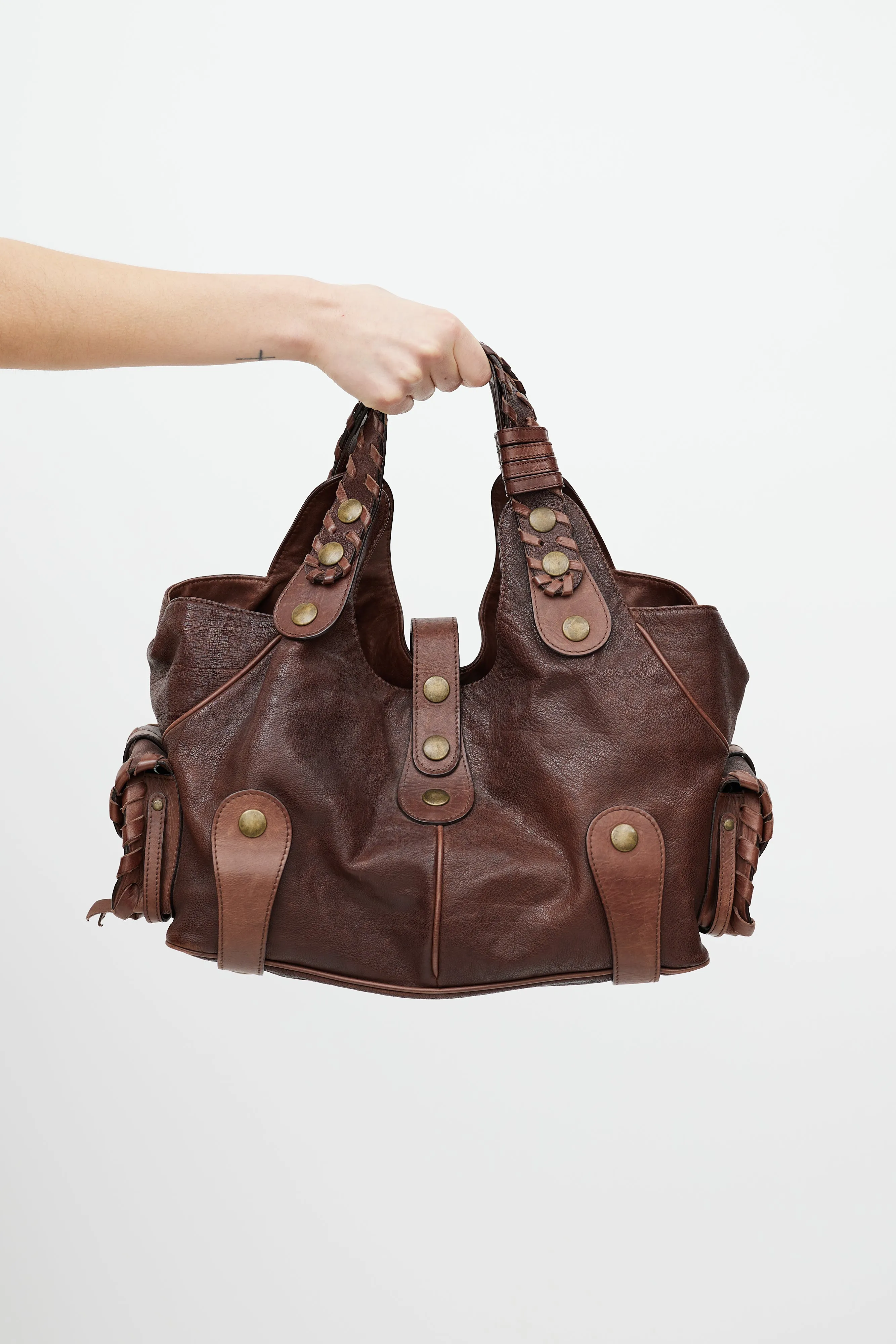 Brown Leather Silverado Bag