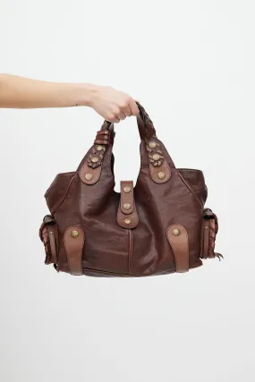 Brown Leather Silverado Bag