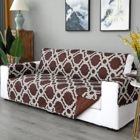 Brown Mosaic Couch Protector