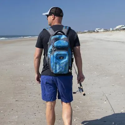 Calcutta 3700 Series Squall Camo Tackle Backpack with 1 Tray