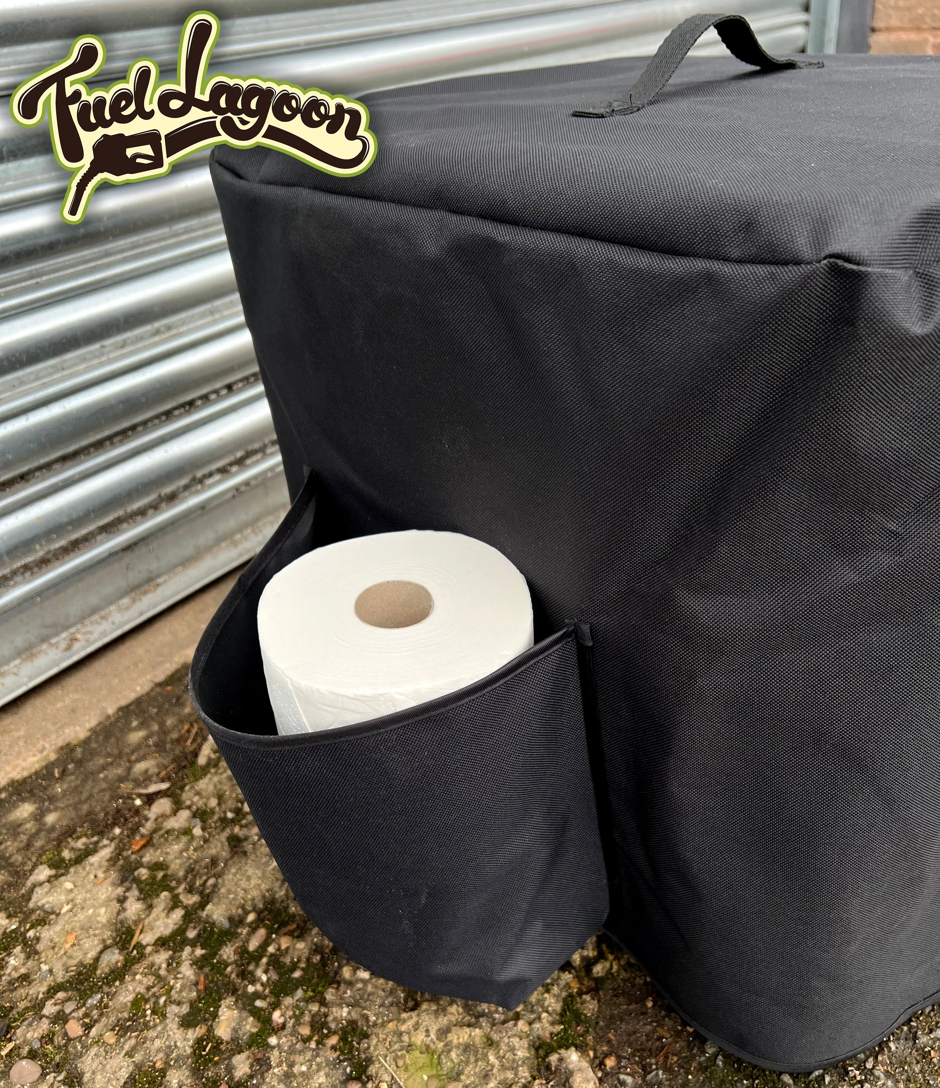 Camping Toilet 20L Porta Potti Cover - Storage Pockets