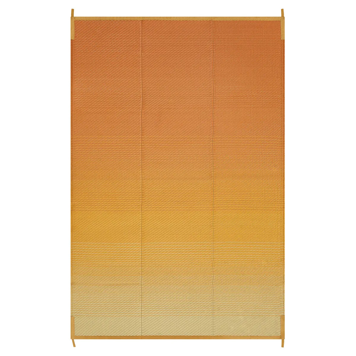 Cheney Reversible Camping Orange Waterproof Outdoor Rugs for Patios