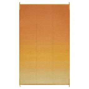 Cheney Reversible Camping Orange Waterproof Outdoor Rugs for Patios