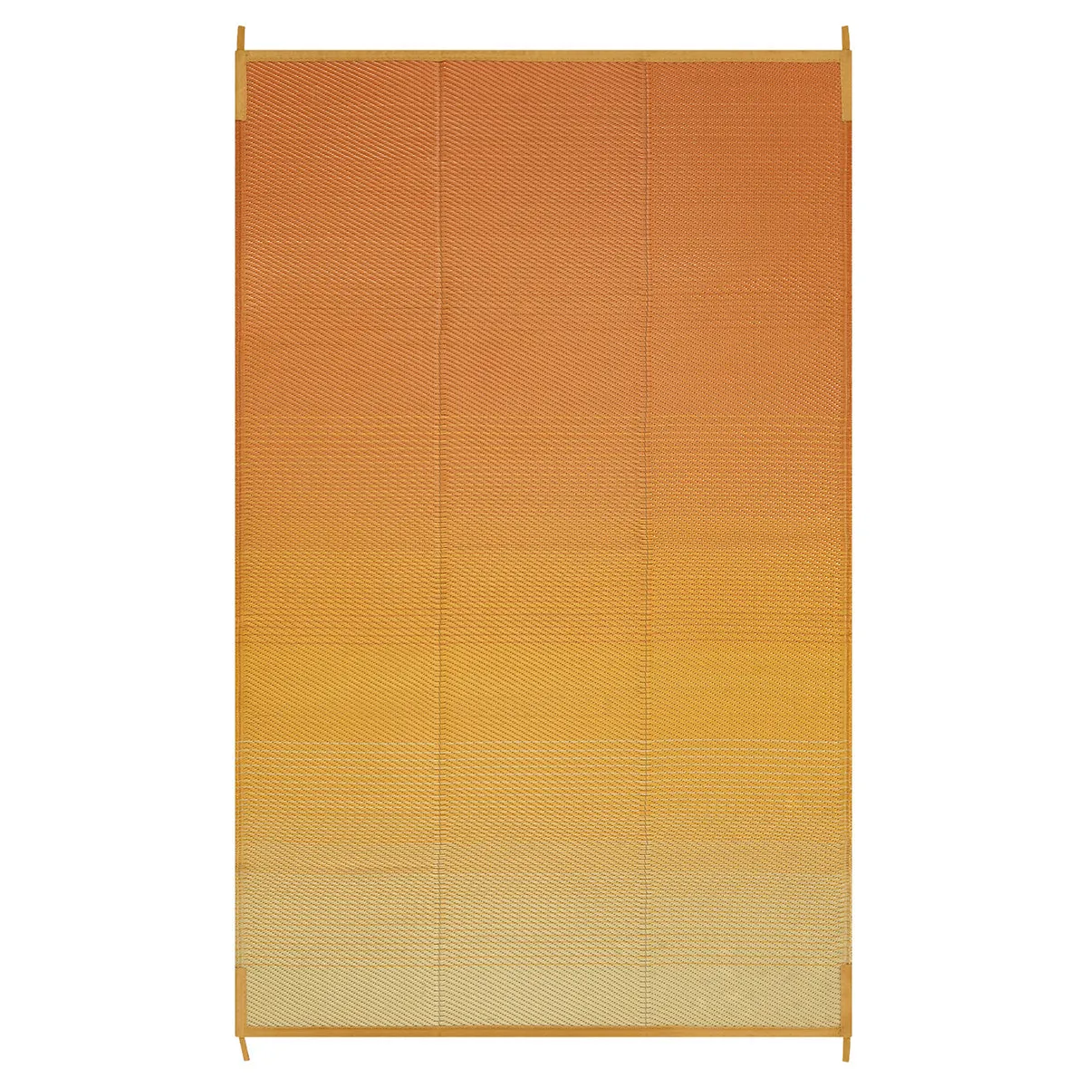 Cheney Reversible Camping Orange Waterproof Outdoor Rugs for Patios