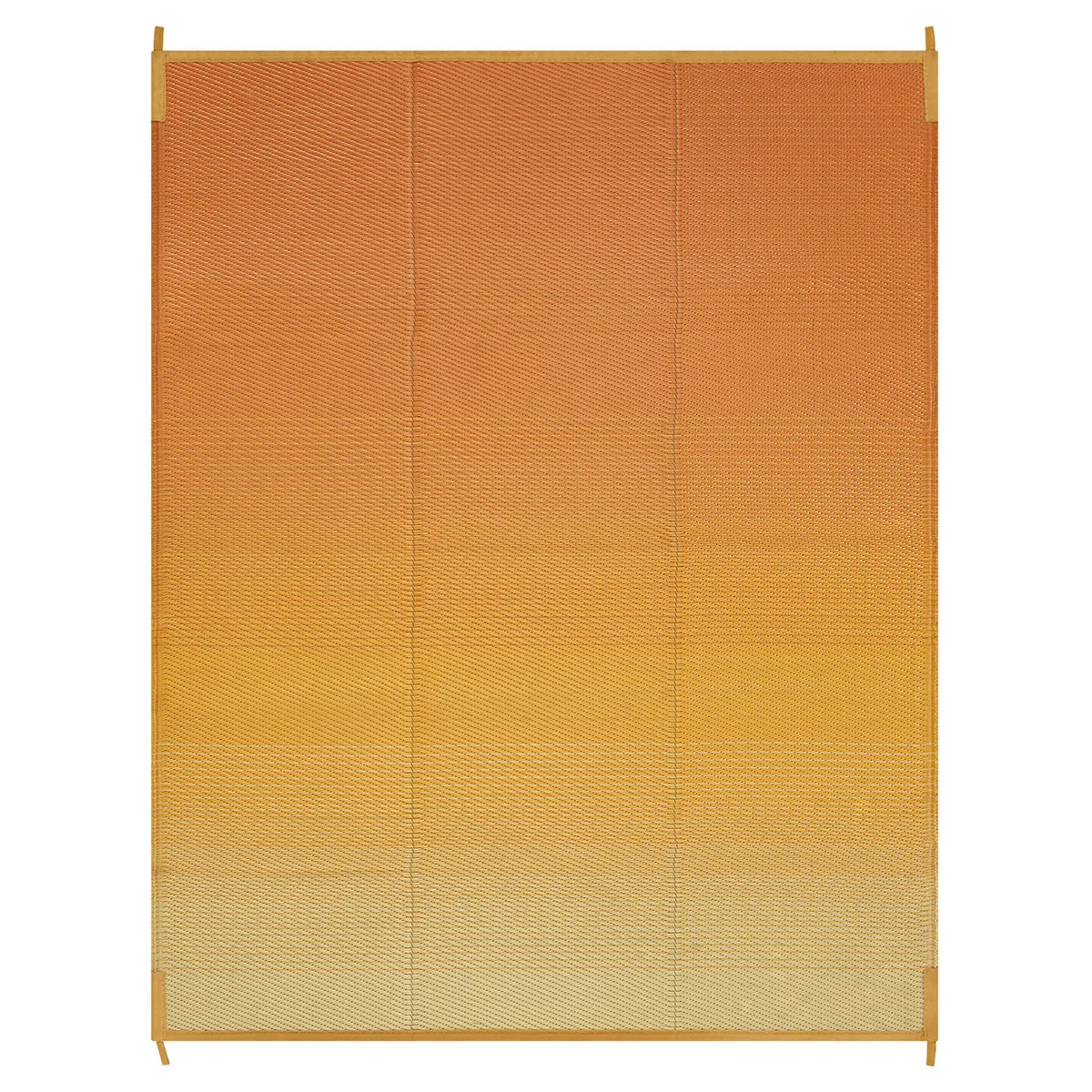 Cheney Reversible Camping Orange Waterproof Outdoor Rugs for Patios
