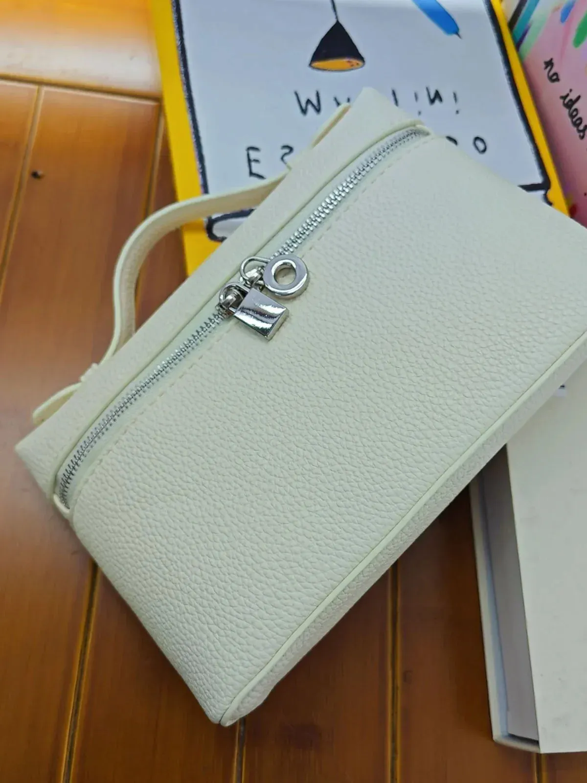 Classic Zip Charm Vanity Bag