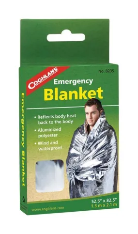 Coghlan's Silver Survival Blanket 6.000 in. H x 52-1/2 in. W x 82-1/2