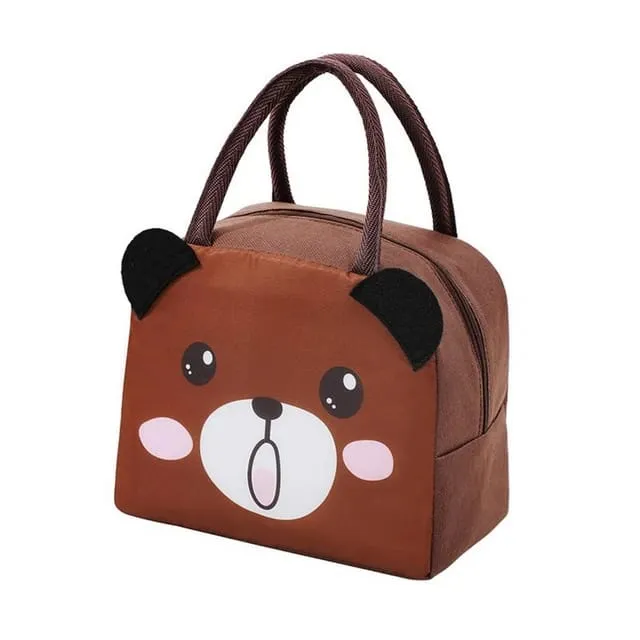 Cute 3D Insulated Lunch Bag for kids