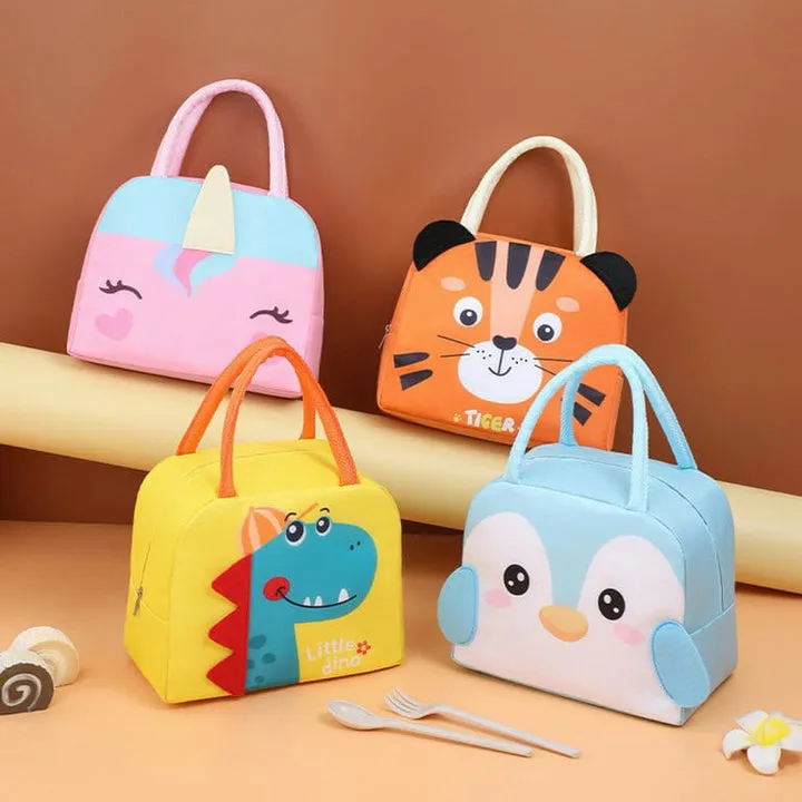 Cute 3D Insulated Lunch Bag for kids