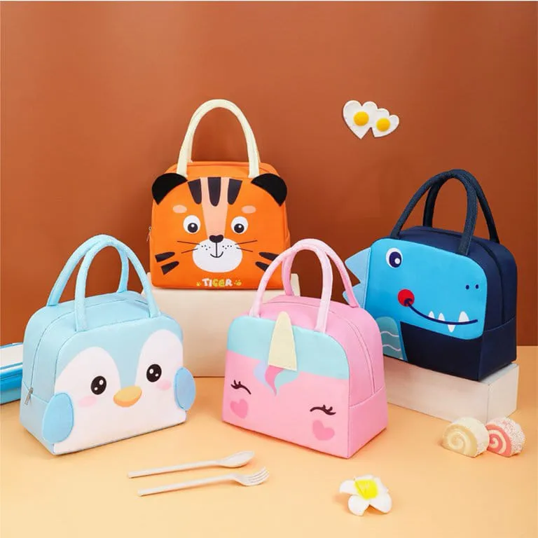 Cute 3D Insulated Lunch Bag for kids