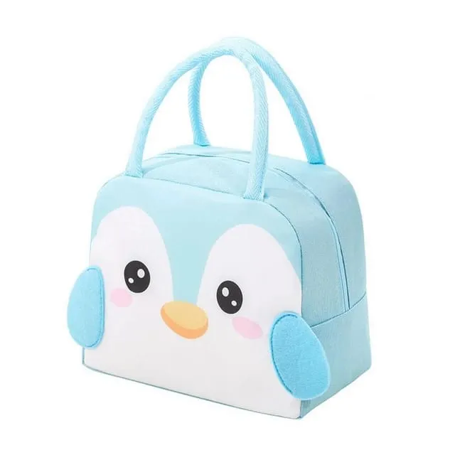 Cute 3D Insulated Lunch Bag for kids
