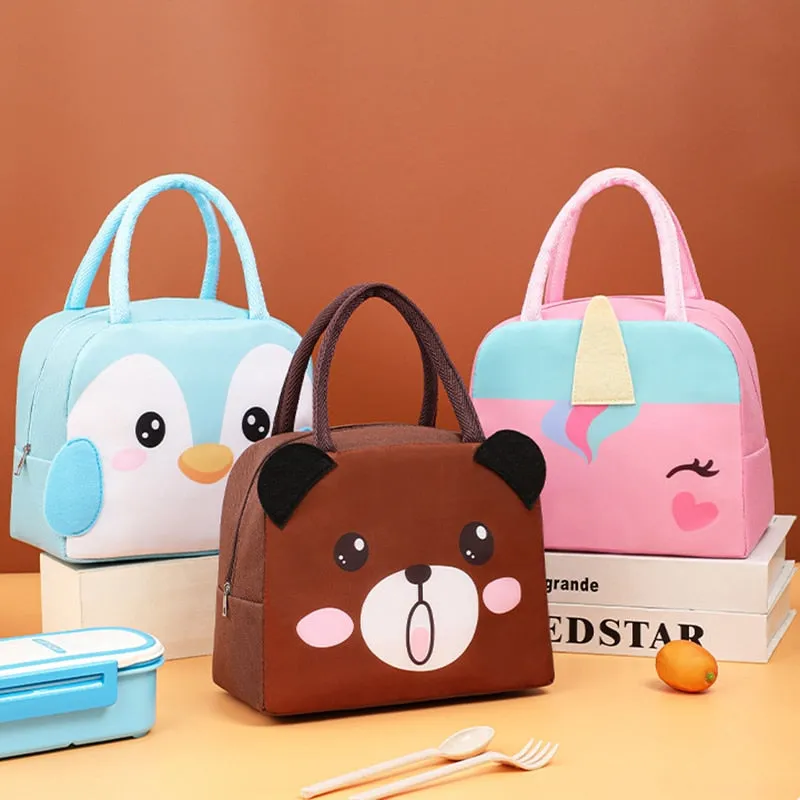 Cute 3D Insulated Lunch Bag for kids