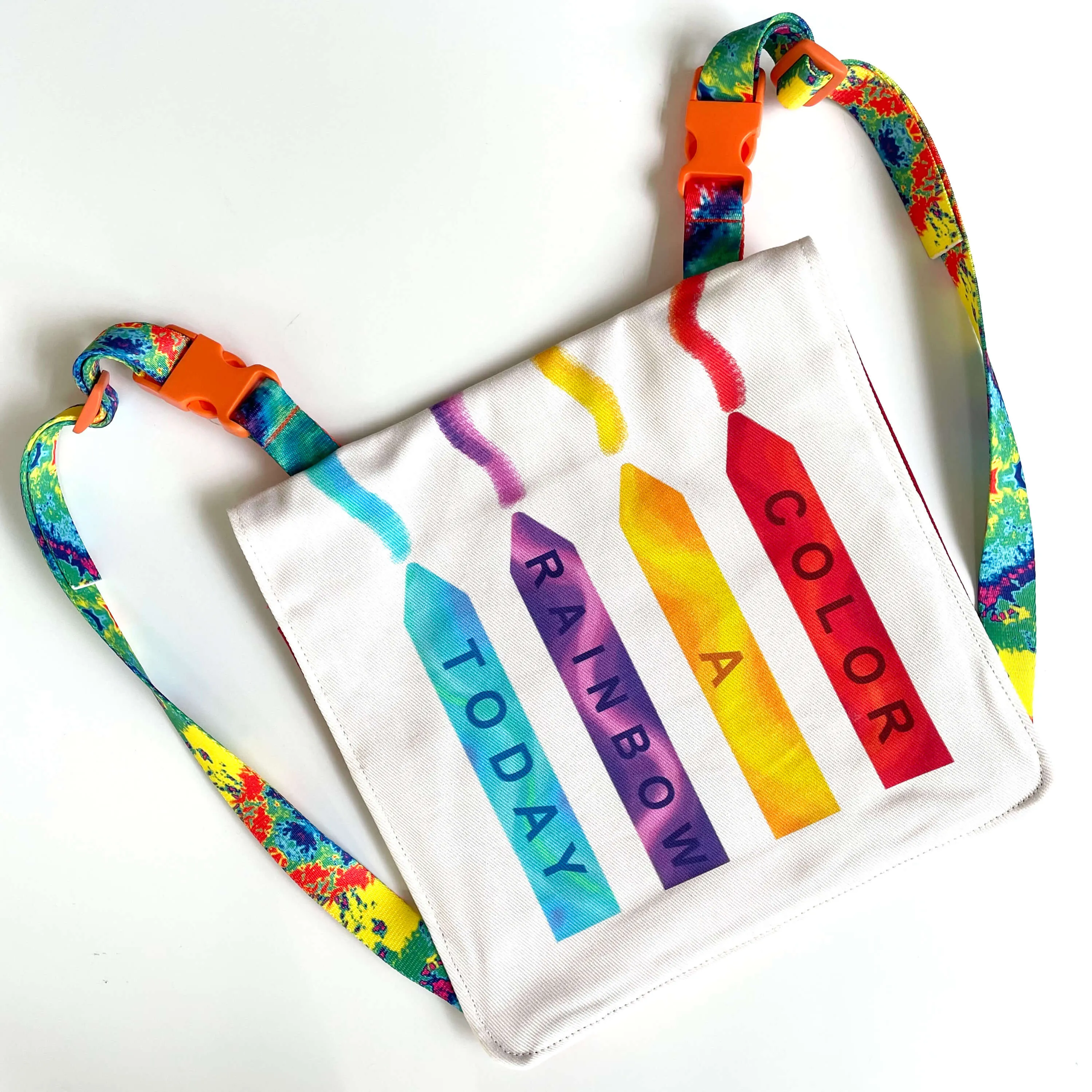 Cute Rainbow Backpack | Colorful Kids Rainbow Book Bag