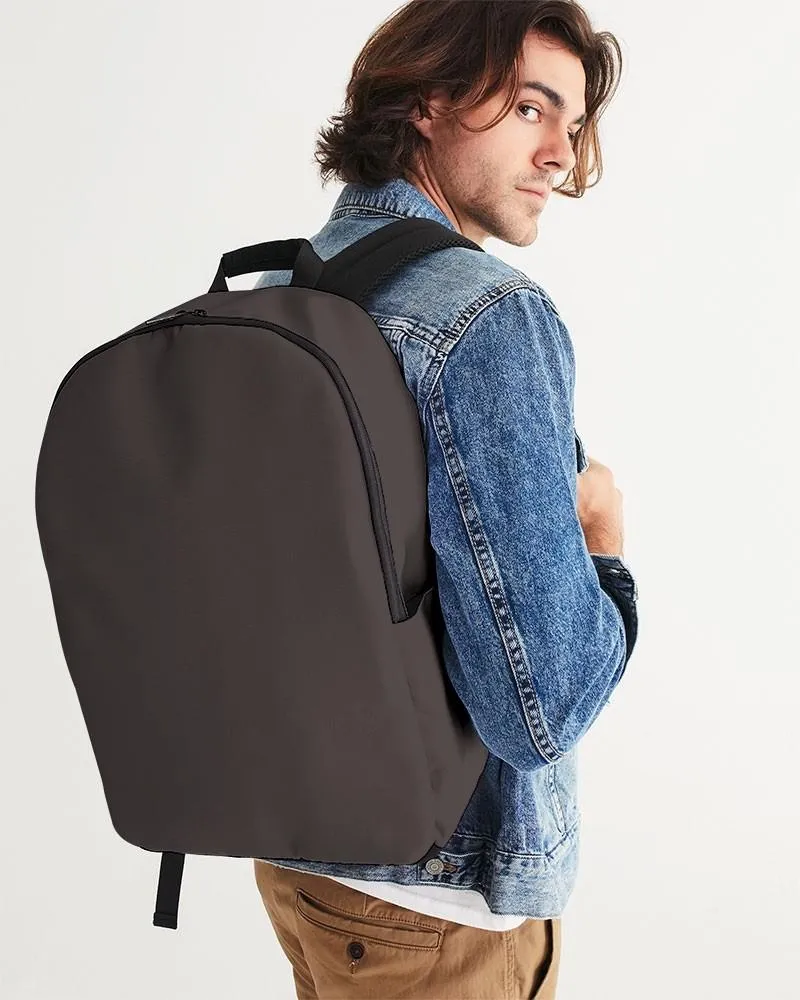 Deep Dark Brown Waterproof Backpack | Deep Dark Pale Brown | C60M60Y60K60