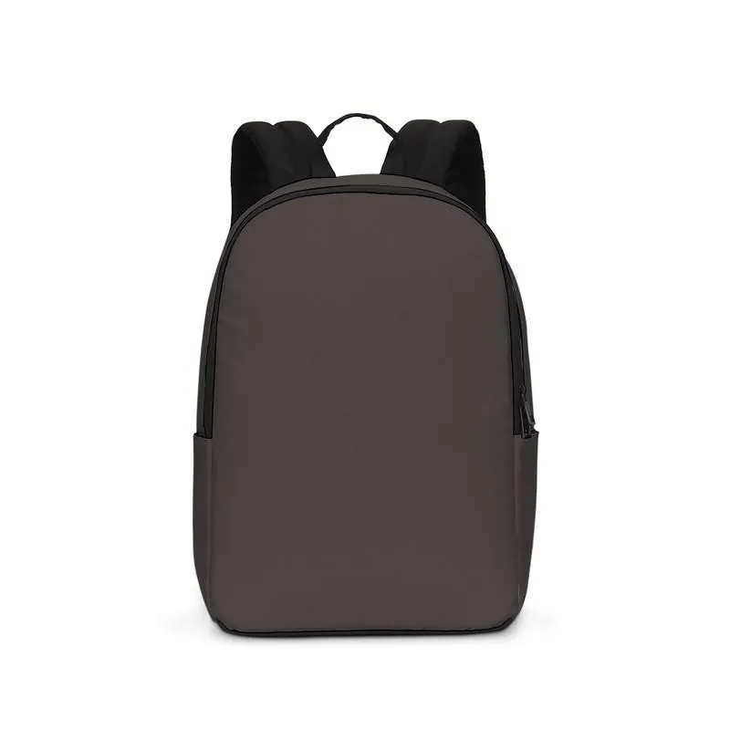 Deep Dark Brown Waterproof Backpack | Deep Dark Pale Brown | C60M60Y60K60