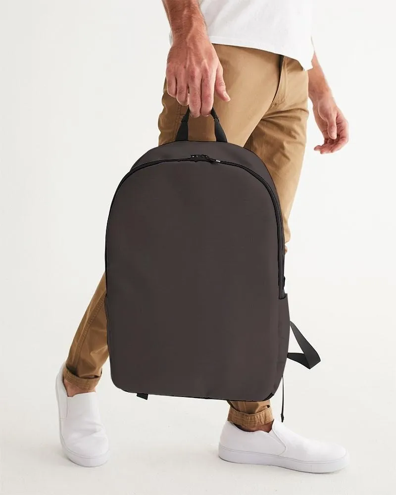 Deep Dark Brown Waterproof Backpack | Deep Dark Pale Brown | C60M60Y60K60