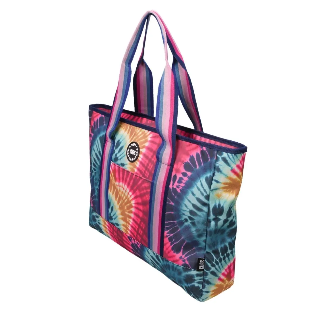 Deep Shades of Tie Dye Tote Bag
