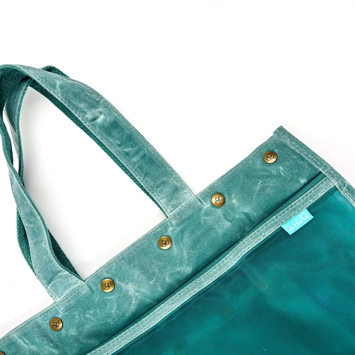 della Q Maker's Mesh Tote - Teal