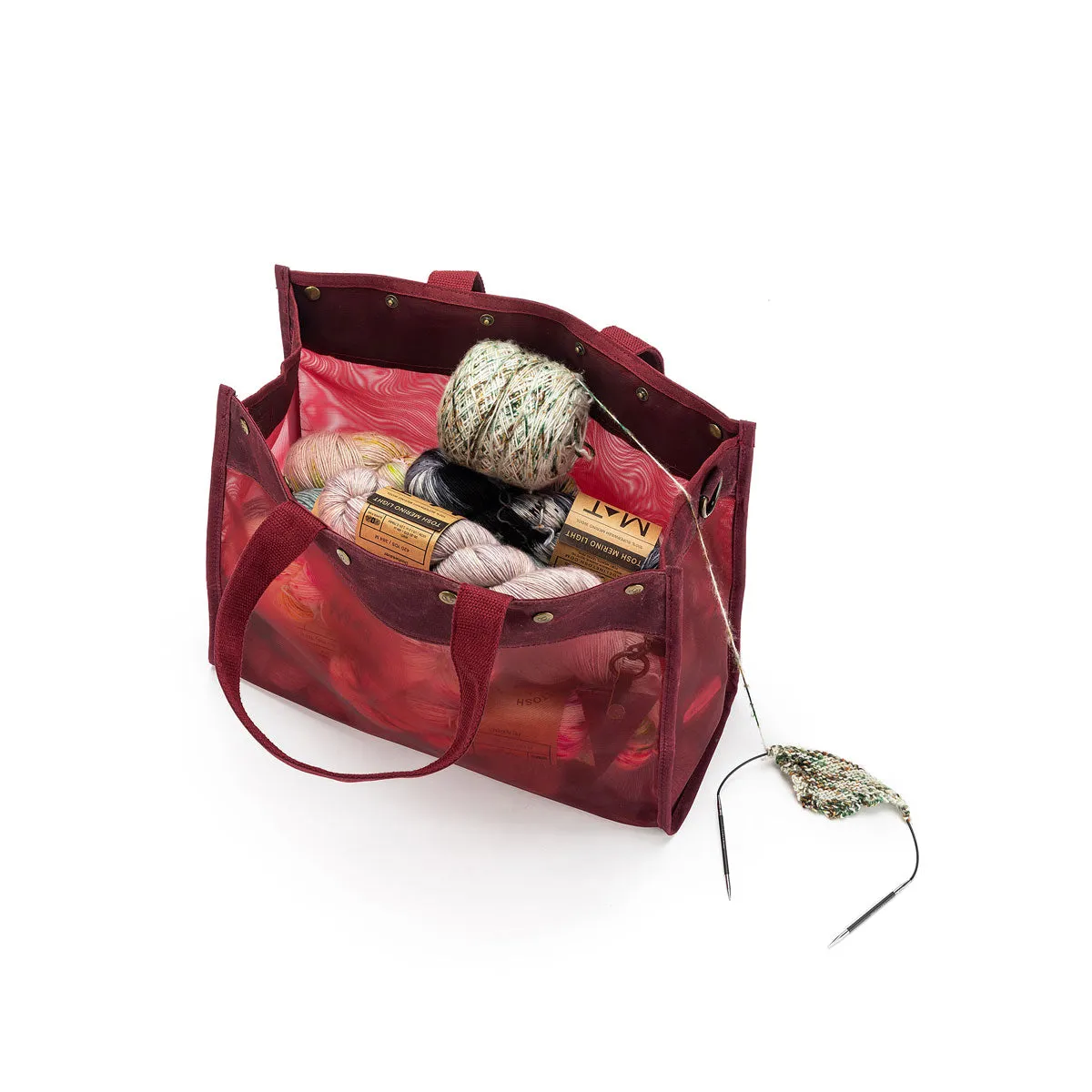 della Q Maker's Mesh Tote - Teal