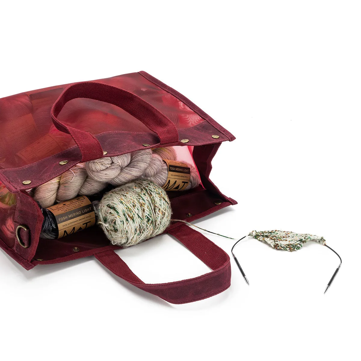 della Q Maker's Mesh Tote - Teal