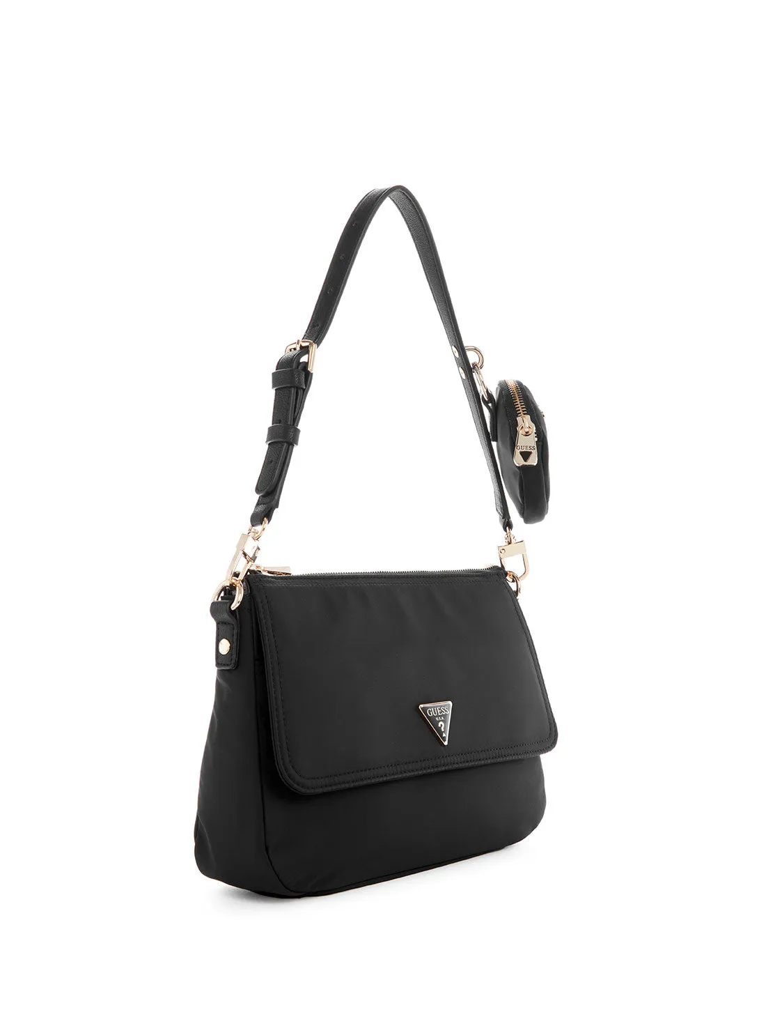 Eco Black Gemma Shoulder Bag