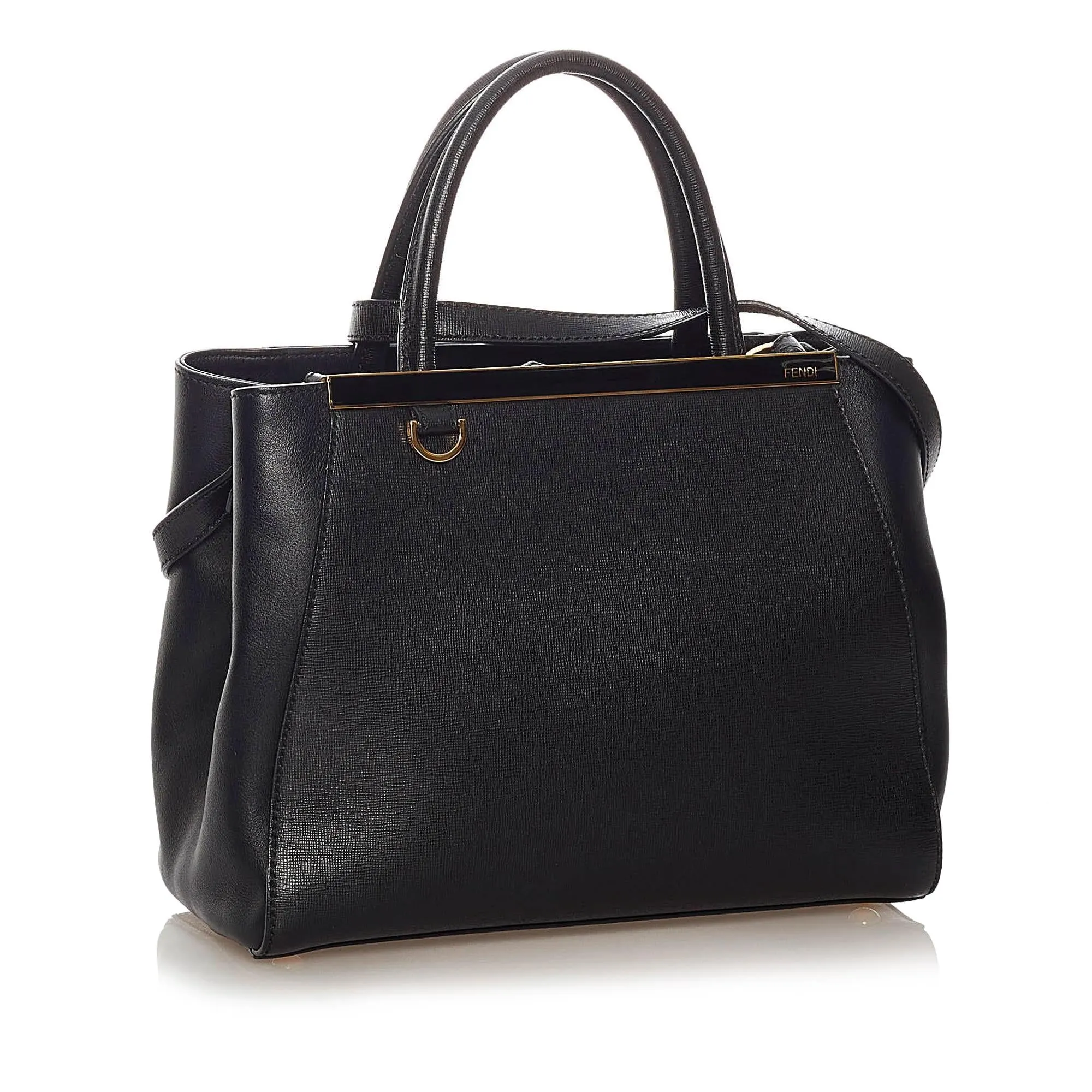 Fendi Petit 2Jours Leather Satchel (SHG-27993)